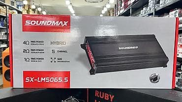 SOUNDMAX SX-LM5065.5 – 5 kanallı hibrid avtomobil gücləndiricisi