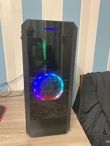 gpu gtx: Oyun və gündəlik istifadə üçün masaüstü kompüter (RGB işıqlı şüşə ön — 1
