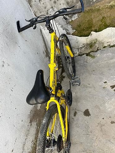 isma hybrid 8.5: Stelsport LH-600 dağ velosipedi - Rəng: sarı-qara - Çərçivə: qatlanan — 3