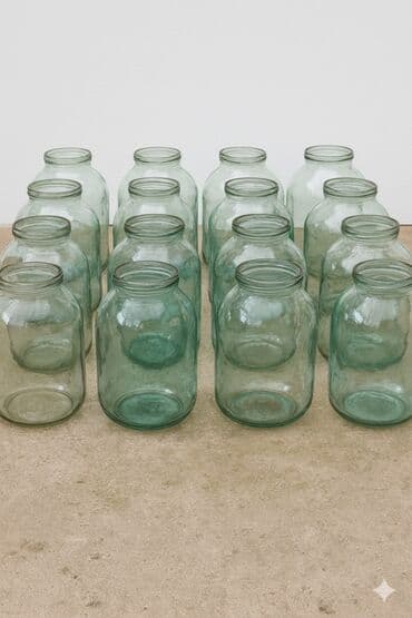 Qab-qacaq və mətbəx ləvazimatlarının alışı: 🏠 Evdən Satış! 3 litrlik və 2 litrlik şüşə bankalar 🌟 Ən çox 3 litrlik — 2