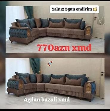 Künc divan, Qonaq otağı üçün, Açılan