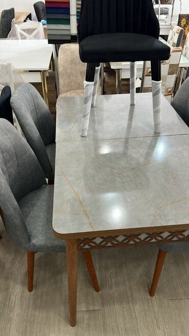 maşın satışları: Mətbəx üçün, Yeni, Açılan, Dördbucaq masa, 4 stul — 3
