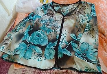 Qadın geyim dəsti – 4 parçadan ibarət 1) Şifon üst geyim/bolero – at lalafo.az Qadın geyim dəsti – 4 parçadan ibarət 1) Şifon üst geyim/bolero –