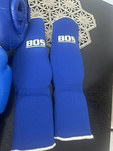 kink boks: Boks/ kontak idman dəsti - TOP TEN markalı baş qoruyucu: mavi rəng — 4