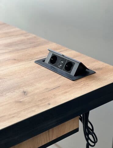 komputer stolu satisi: Kompüter masası, Yeni, Açılmayan, Metal, Dördbucaq masa — 4