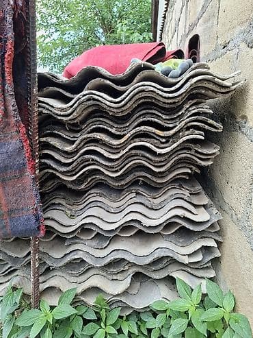 qapi ve pencere: Dalğa profilli şifer vərəqləri - Material: dalğalı şifer — 2