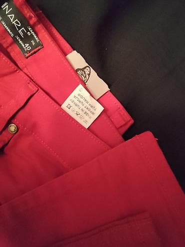 paraşüt şalvar: Şalvar, rəng - Qırmızı — 1