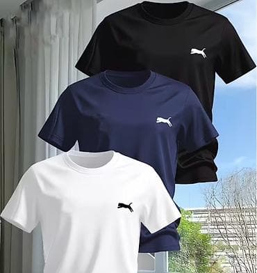 • Kişi üçün qısaqoll t-shirt • Klassik kruq yaxa kəsimi • Sol döş