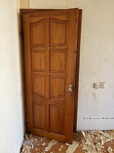 dam: Taxta daxili qapılar dəsti - Material: tam ağac (təbii teksturalı) — 6