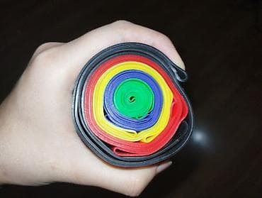 Mini fitness rezinləri (resistance loop bands) dəsti - 5 ədəd dairəvi — 2