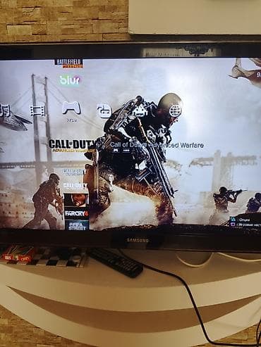 divarda televizor yeri: Sony PlayStation 3 (PS3) Slim oyun konsolu - Rəng: Qara - Korpus: PS3 — 5