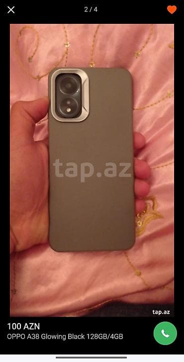 veb vatsap com: Oppo A38, 128 GB, rəng - Qara — 1