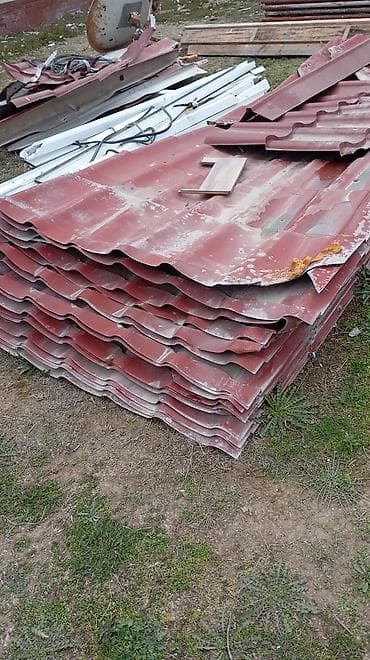 Сантехника: Məhsul: Dalğalı profilə malik qırmızı dam örtüyü vərəqləri Təsvir: - — 3