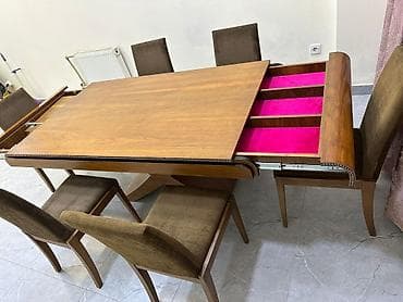 ikinci el stol: Mohtewem bir Masa desti Saloglu brendi . şpon işleme açlan ve bazali — 3