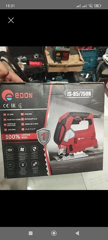 EDON JS-85/750R dekupaj (jig saw) - Güc: 750 W - 100% mis sarğı