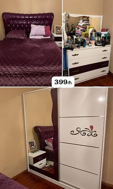 2ci el taxtlar: 399₼ Yataq dəsti təcili Matrası var.Taxt bazalıdır. Əlavə ödənişlə — 1