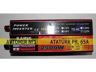 12voltu 220volta çevirən cihaz 2500w 🚙🚒 ünvana və bölgələrə ödənişli — 1