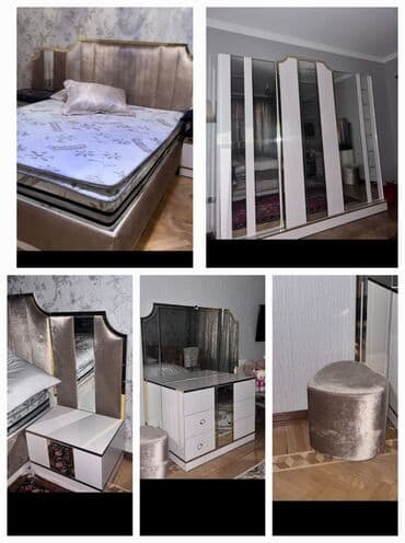 🌞Yataq desti ✅Satilir 900 azn ✅Dolabin guzgusunde kicik cat var ✅Taxt