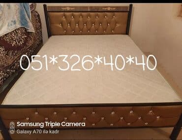 Çarpayılar: Yeni, Təknəfərlik çarpayı, Bazasız, Matras ilə, Siyirməsiz, Azərbaycan — 21