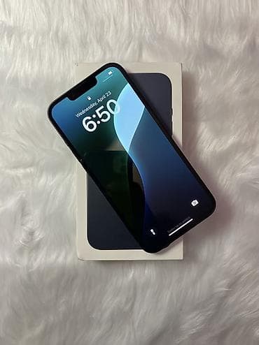 dubaydakı iphone: IPhone 13, 128 GB, Midnight, Zəmanət, Simsiz şarj, Face ID — 2