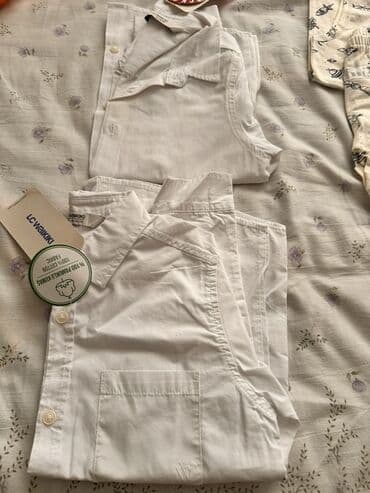 детская рубашка под запонки: Məhsul: LC Waikiki uşaq üçün ağ köynək (paketdə 2 ədəd) — 1