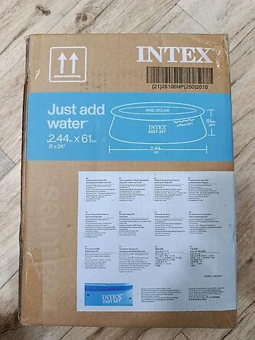 Бассейны: Новый Надувной бассейн Intex, 2.1 - 3 м, 1501 - 2000 л — 3