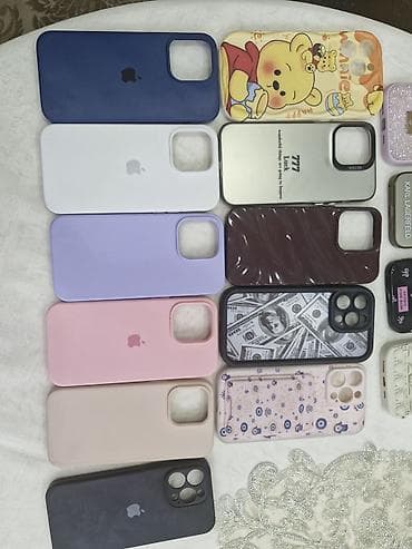 iphone 17 pro dubay: IPhone 14 pro max üçün müxtəlif dizaynlı qoruyucu örtüklər dəsti — 3