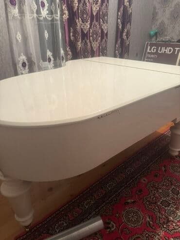 azerbaycan dili testleri 6 ci sinif: Ağ rəngli royal piano - Klassik dizaynlı, yüksək parlaq ağ korpus - — 4