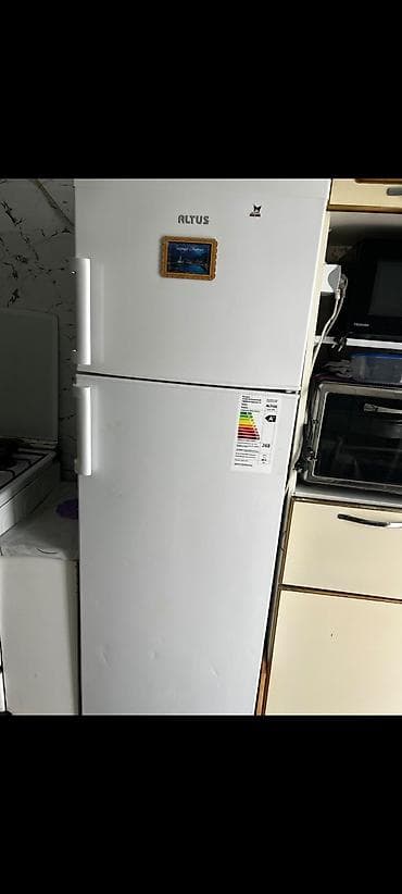 Elektronika: İşlənmiş 2 qapılı Altus Soyuducu Satılır, rəng - Ağ, Dolab içi — 1