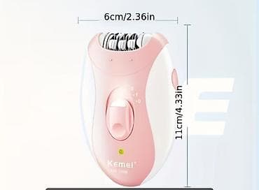 120 mm kuller: Kemei KM-189B epilyator . - Kompakt ölçü: 11 sm hündürlük, 6 — 2