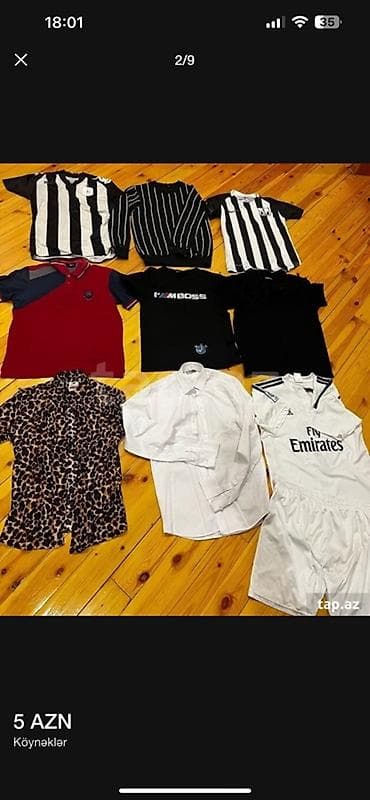 adidas şort: Köynək, Adidas — 4