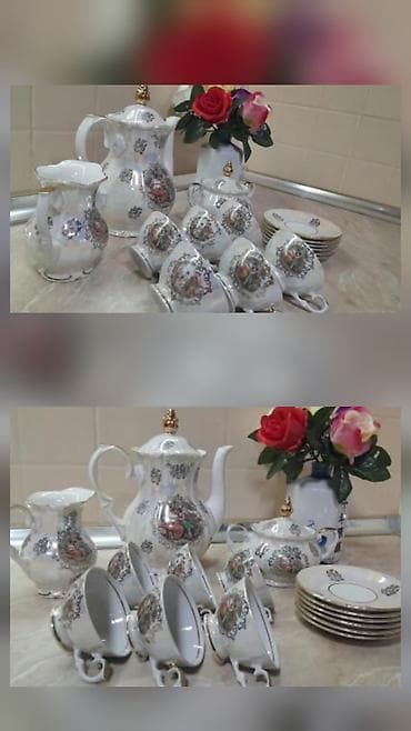 Qəhvə dəsti, Farfor, 6 nəfərlik, Almaniya — 2
