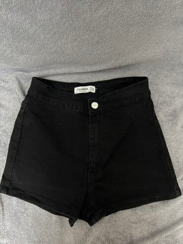 sort inəklər: Şort, PULL&BEAR, S, rəng - Qara — 1