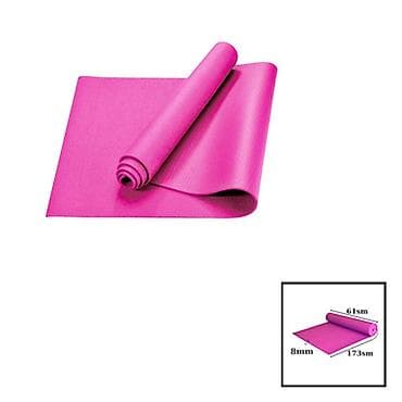 yoqa: Yoga/Pilates məşq xalçası – çəhrayı - Ölçü: 173 x 61 sm - Qalınlıq: 8 — 1