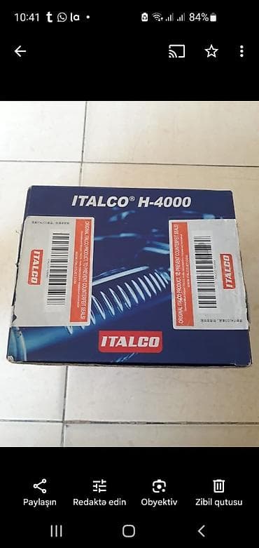 Konteynerlər: Pilpizator 👉İTALCO təzə 1.3👉H-4000 — 4