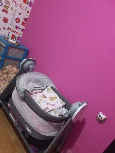 uşaq yorğanı: Oğlan və qız üçün, Yumru, Beşik, Dəstsiz, Matras ilə, Yellənmə mexanizm ilə — 1