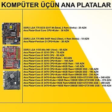 nar internet modem: Ana Platası Kompüter üçün Ana Platalar — 2