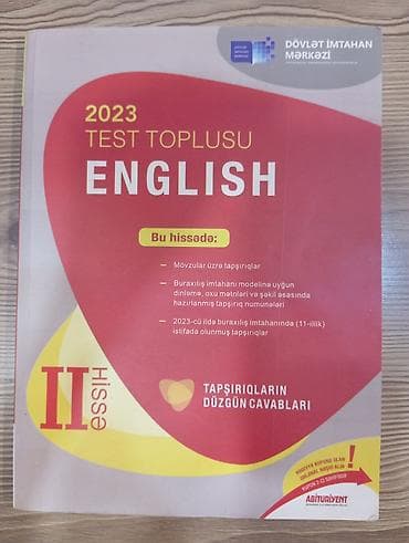 İngilis dili Testlər 11-ci sinif, DİM, 2-ci hissə, 2023 il