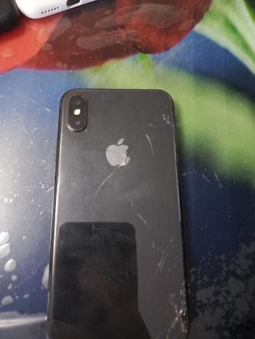 iphon 4: IPhone X, 64 GB, Space Gray, Face ID — 1