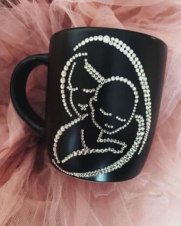 hərflərin bəzəkli yazılışı: Fincanlar, Keramika, 1 əd — 14