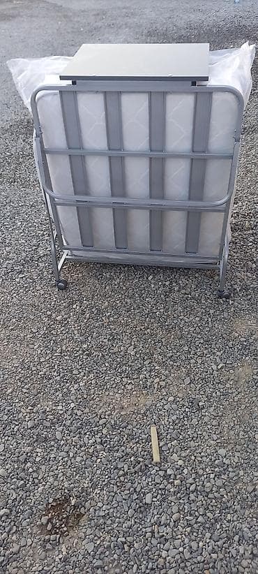 кушетка для массажа складная бу: Новый, Раскладушка с матрасом — 3