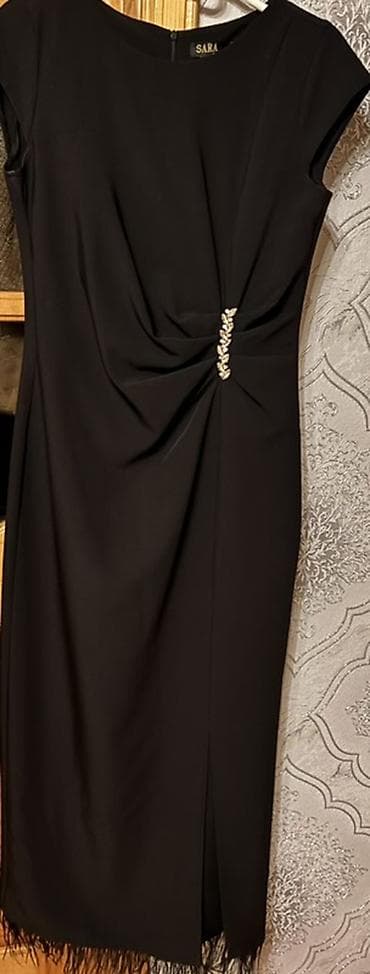 SARA Couture qara rəsmi/axşam libası - Rəng: klassik qara - Siluet