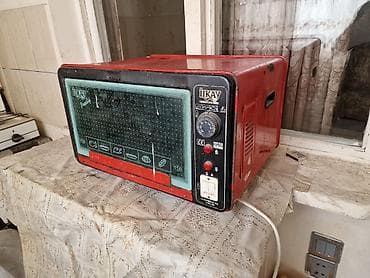 Mikrodalğalı sobalar: Duxovka Elektrik, rəng - Qırmızı, Ayrıca dayanan, İşlənmiş — 1