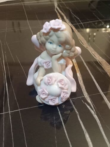 qar qızı şəkilləri: Fiqur, Keramika, rəng - Çəhrayı — 2