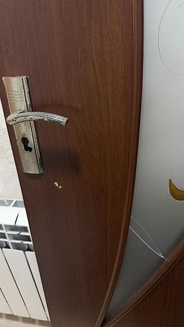 3qapı(xırda deffektləri var) MDF interyer qapısı – şüşəli dizayn - — 2