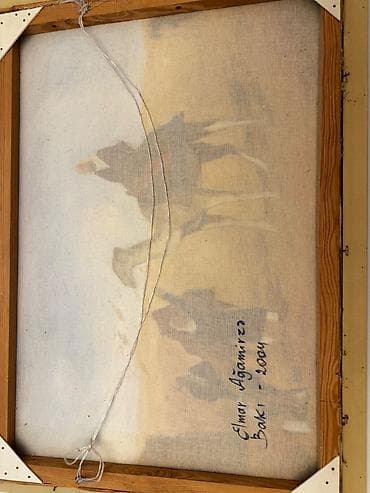 tap.az saatli: Müəllim rəssam Elmar ağamirzənin tablosunu satıram. Qiymətdə — 4