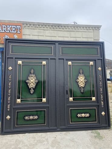 işləmiş dərvazalar: Yeni Dəmir Həyət darvazası, 3 m, Mexaniki, Qapı ilə, rəng - Qara, Kredit var, Ödənişli quraşdırma, Ünvandan götürmə, Ödənişli çatdırılma, Rayonlara çatdırılma — 25