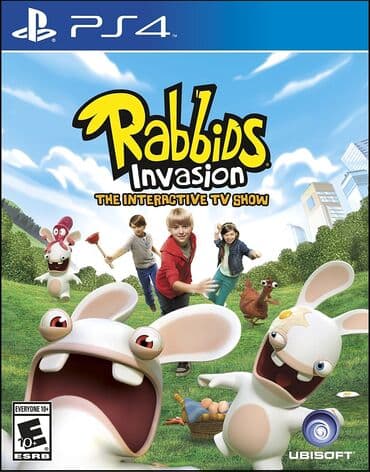 sony playstation 4 купить в баку: Ps4 üçün rabbids invasion oyun diski. Tam yeni, original bağlamada — 1