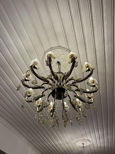 bra lampa: Çılçıraq, 10 və daha çox lampa, Metal — 4