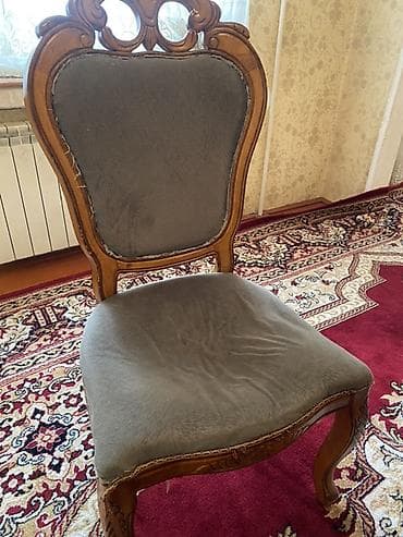 makiyaj stolu: Qonaq otağı üçün, rəng - Boz Stul — 2